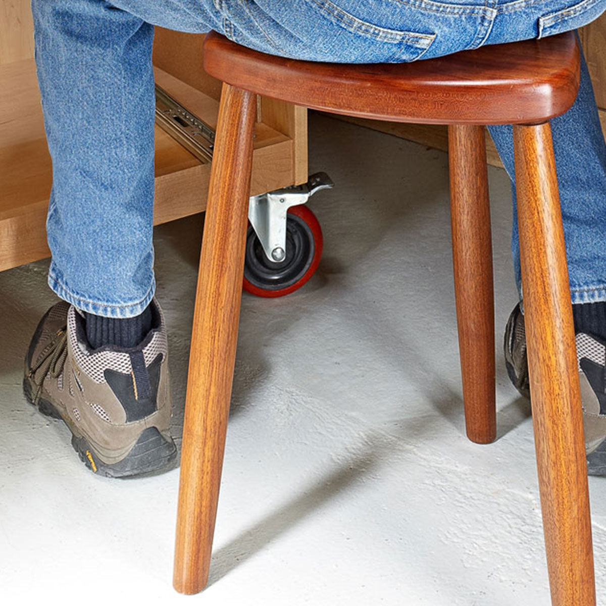 Woodsmith Handy Shop Stool Standard Plan & Premium Shop Drawings