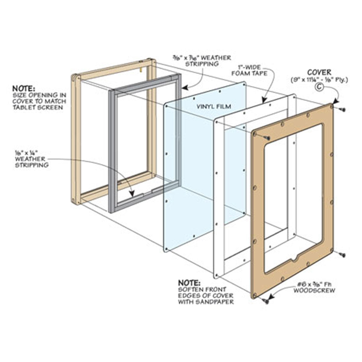 Woodsmith Tablet Case & Stand Plan