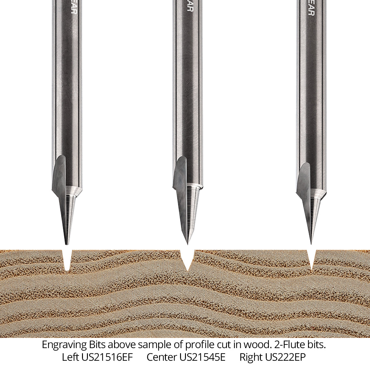 Engraving CNC Router Bits - Solid Carbide