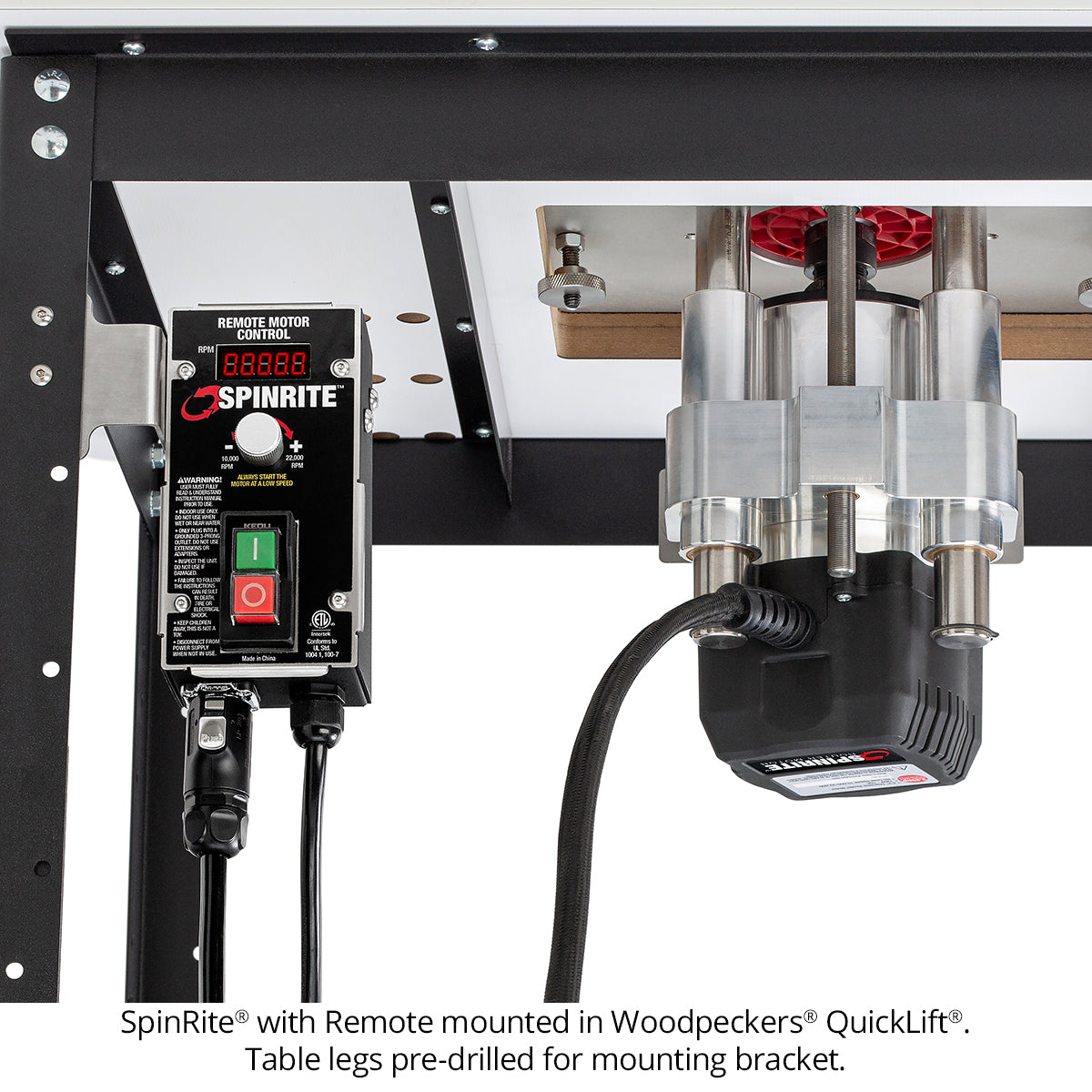 SpinRite Router Motor with Remote Speed Control