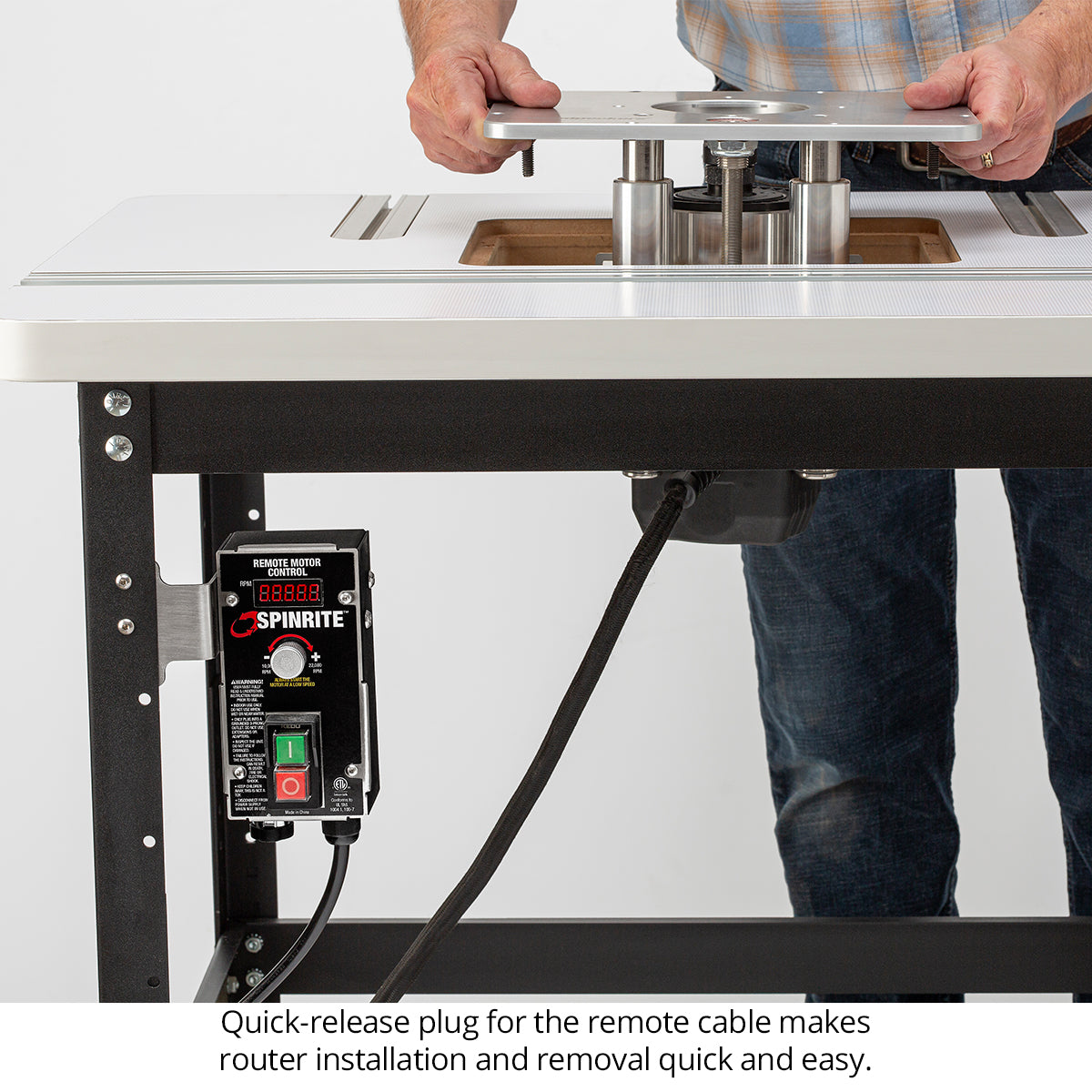 SpinRite Router Motor with Remote Speed Control