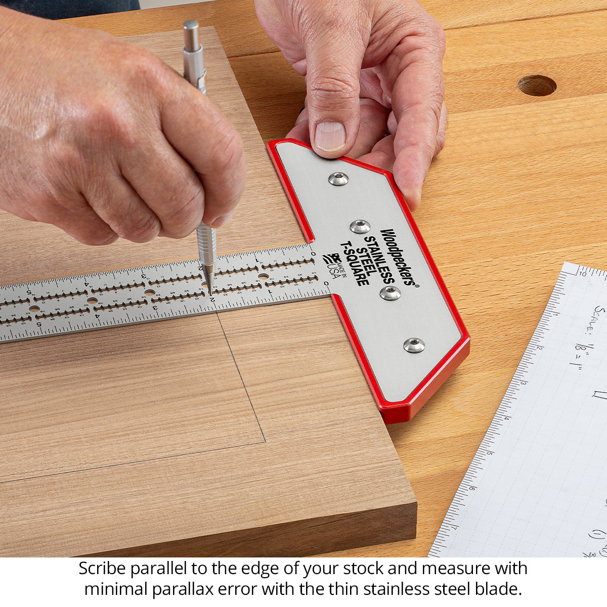 Stainless Steel Blade T-Square - Closeout