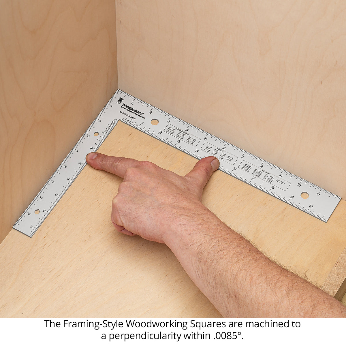 129 & 2418 Stainless Steel Framing Style Woodworking Squares Closeout