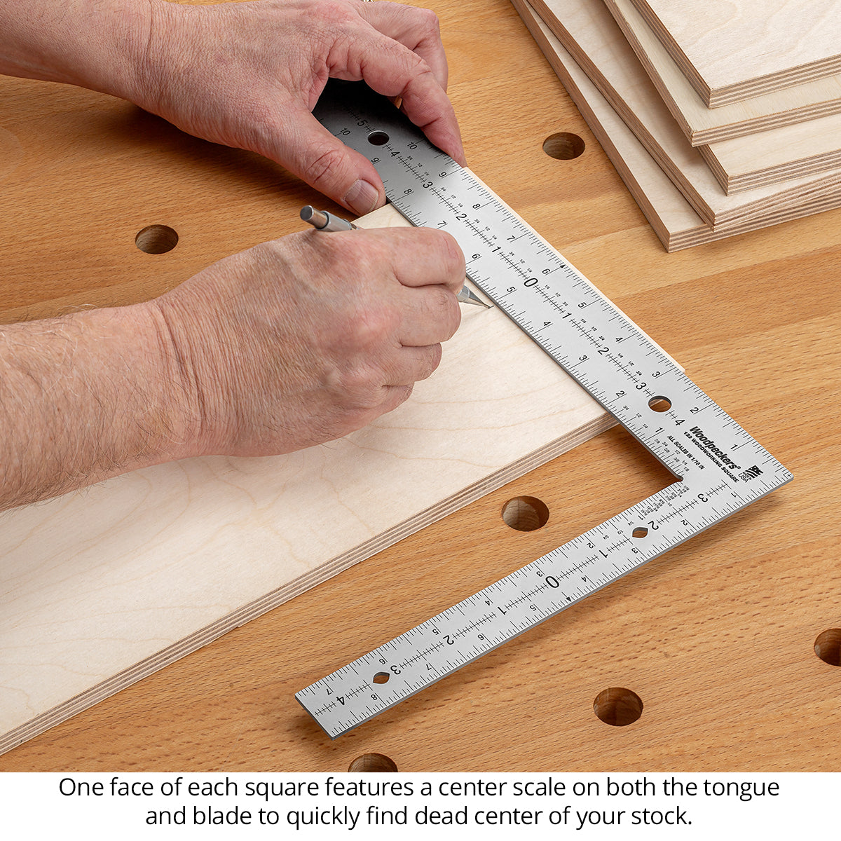 129 & 2418 Stainless Steel Framing Style Woodworking Squares Closeout