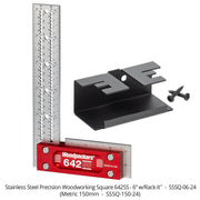 Stainless Steel Square - 6" with Rack-It - OPEN BOX