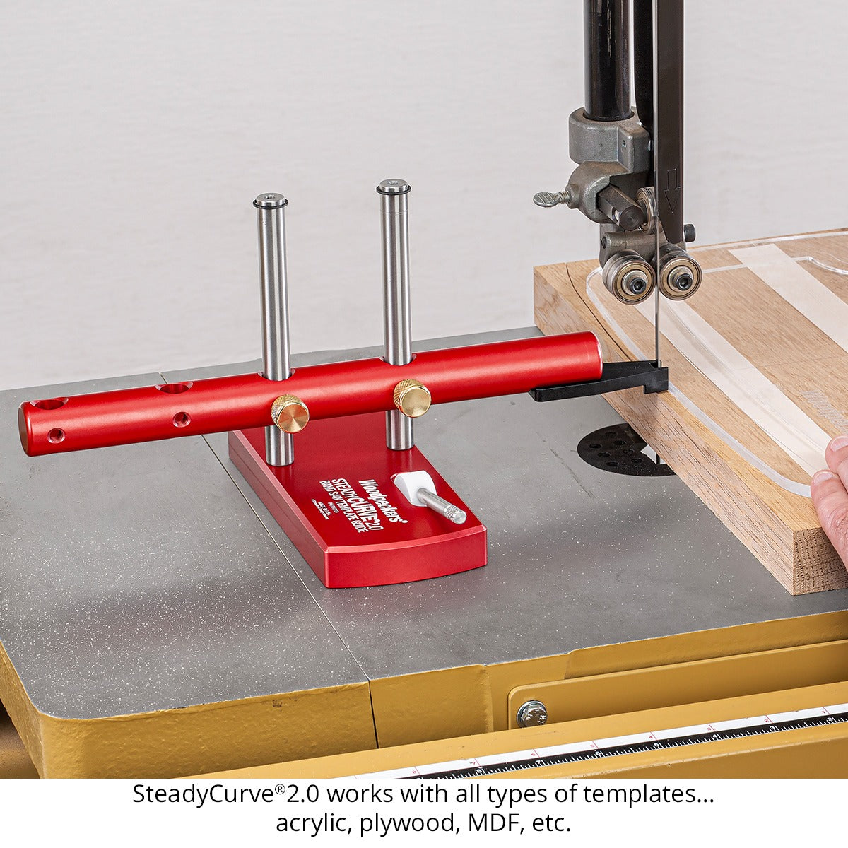 SteadyCurve 2.0 Magnetic Band Saw Template Guide