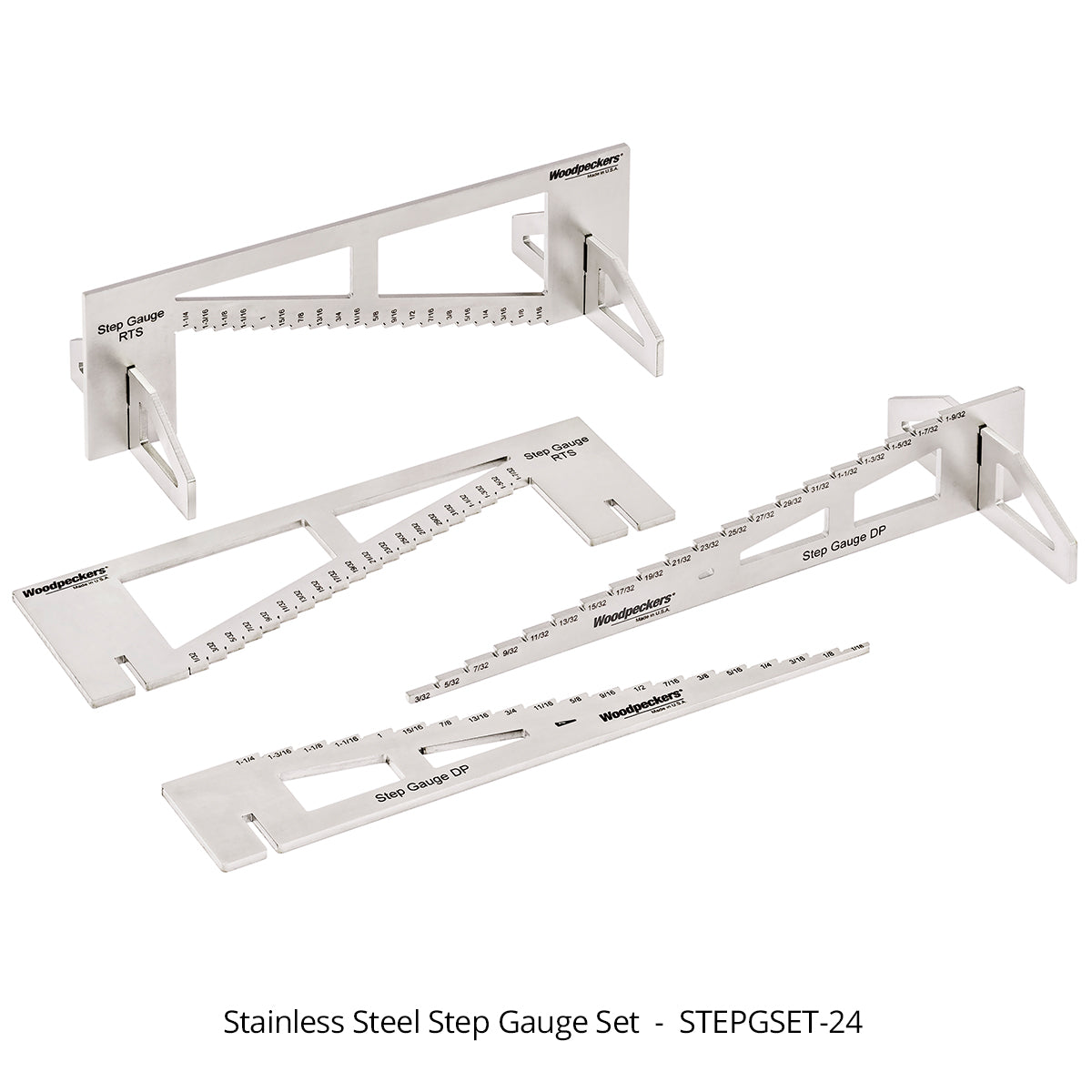 Stainless Steel Step Gauge Set - Closeout