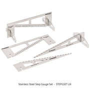 Stainless Steel Step Gauge Set - OPEN BOX