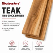 Teak Thin Stock Lumber
