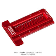Pocket T-Square - 75mm - OPEN BOX