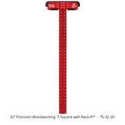 Factory Refurb Precision Woodworking T-Square - 32 Inch with Rack-It - OPEN BOX