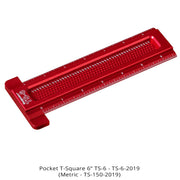 Pocket T-Square - 6" 2019 - CLOSEOUT