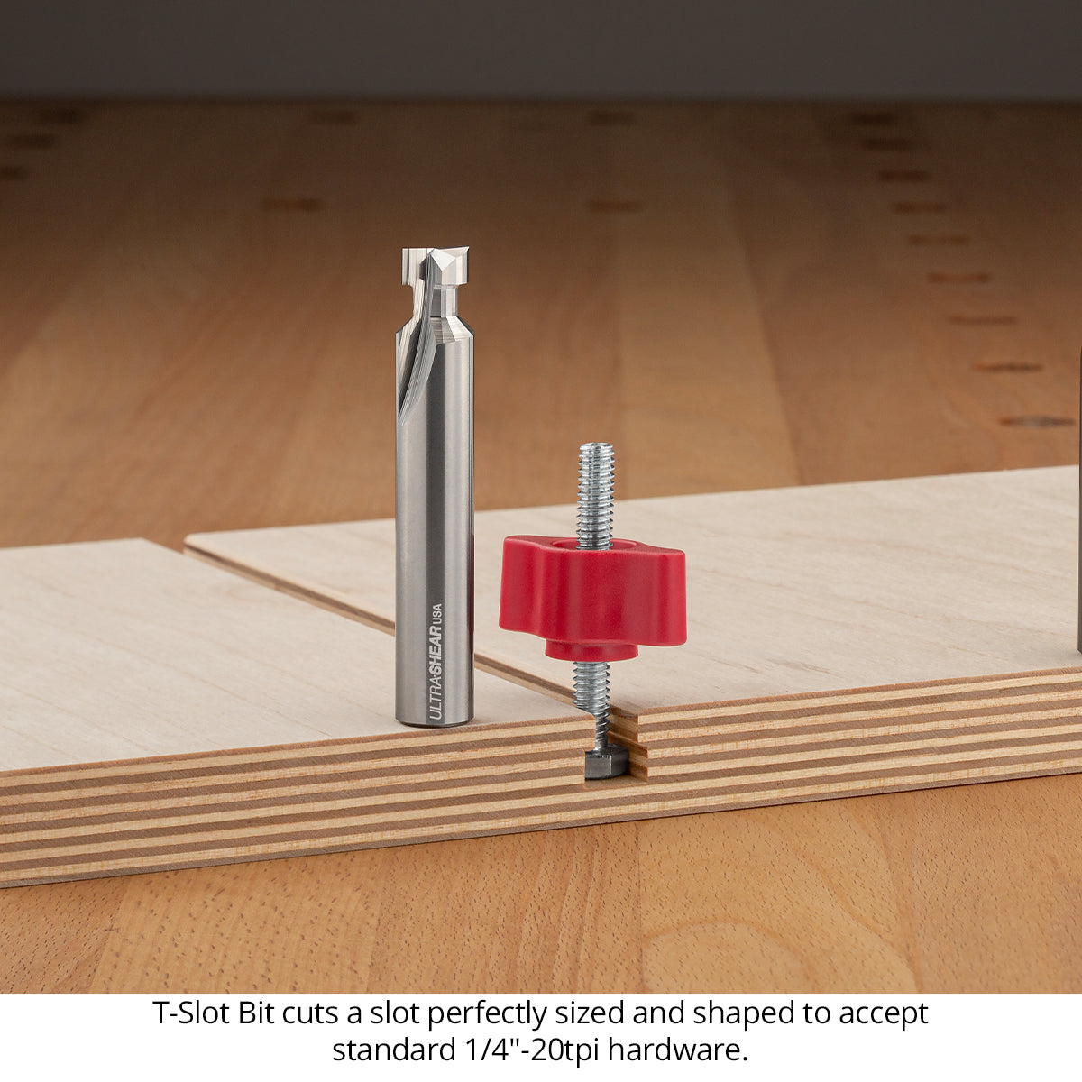 T-Slot Router Bits - Track Clamps & Hex Bolts - Super C Solid Carbide