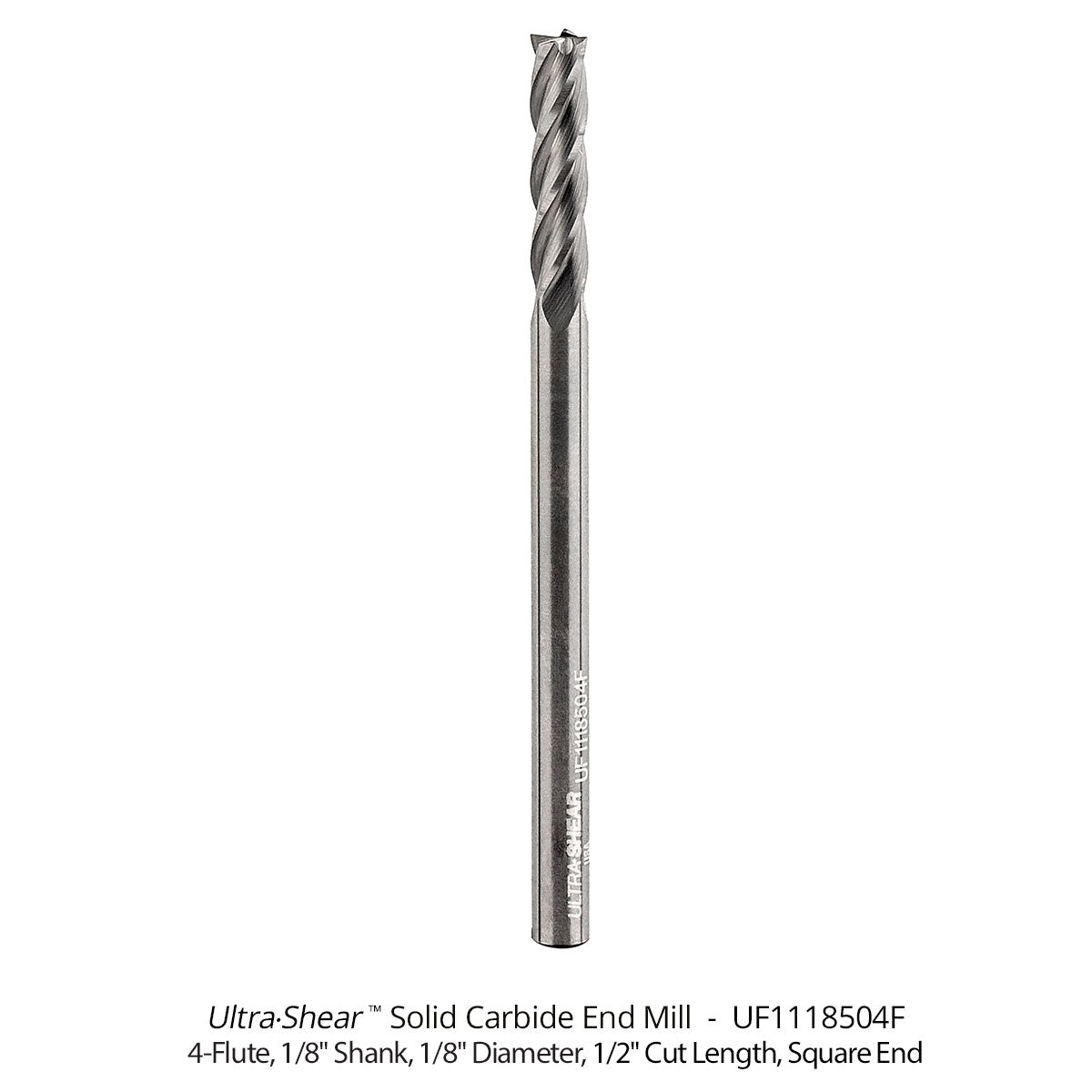 Steel Cutting General Purpose End Mills - Solid Carbide - 4 Flute - Square End
