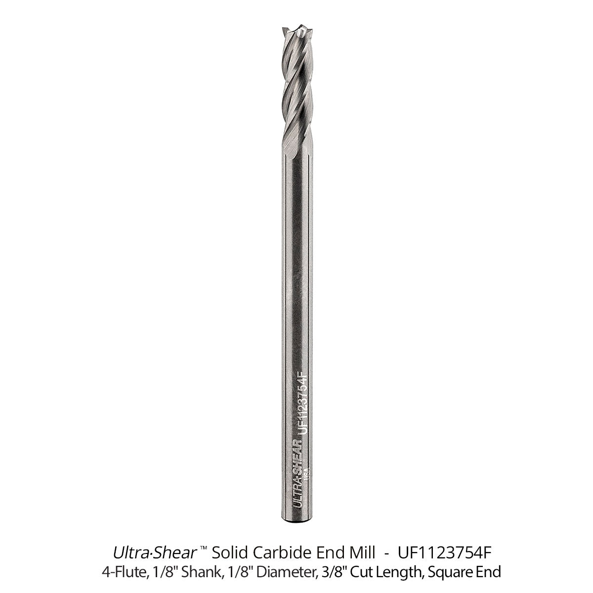 Steel Cutting General Purpose End Mills - Solid Carbide - 4 Flute - Square End