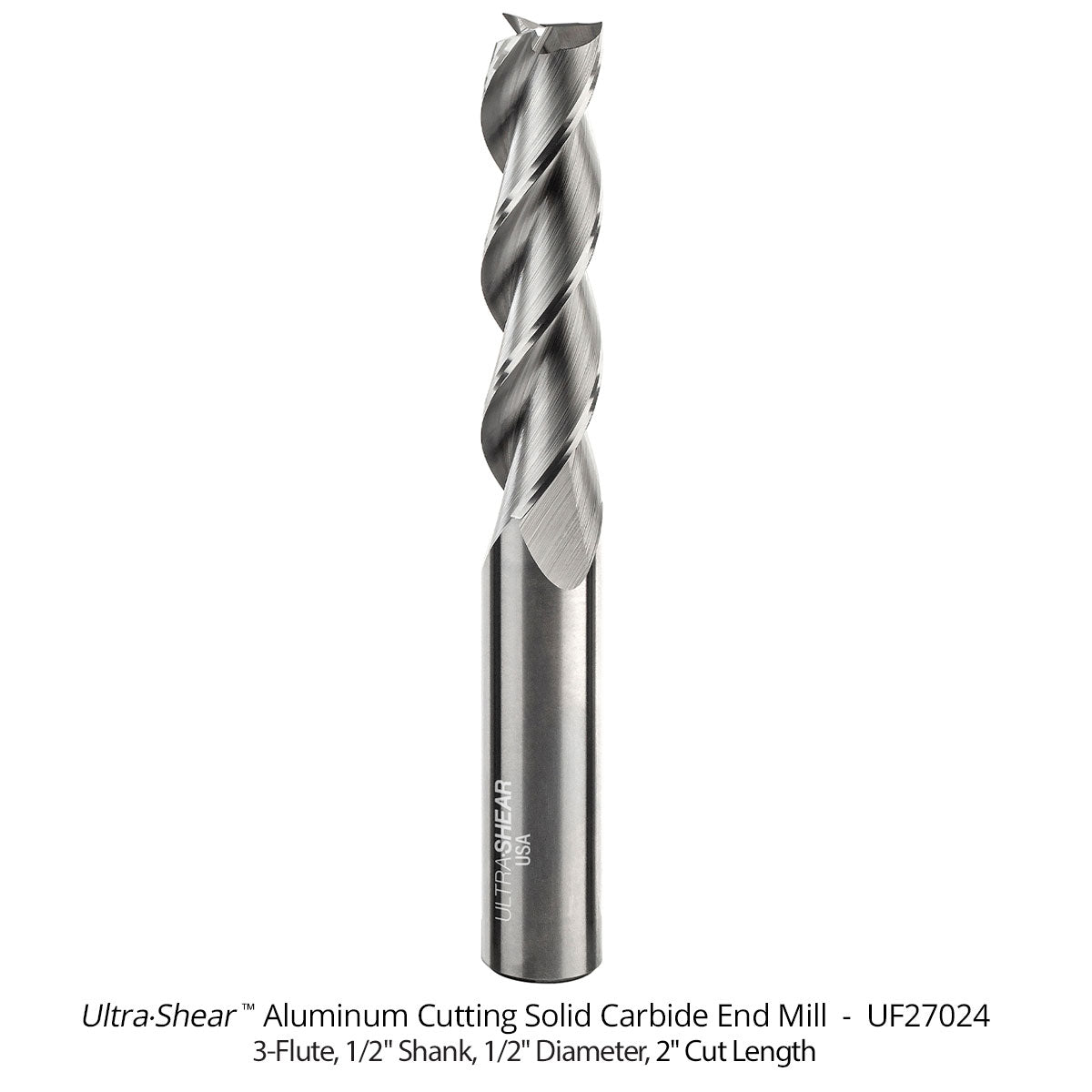 Aluminum Cutting Roughing and Finishing End Mills - Solid Carbide - 3 Flute