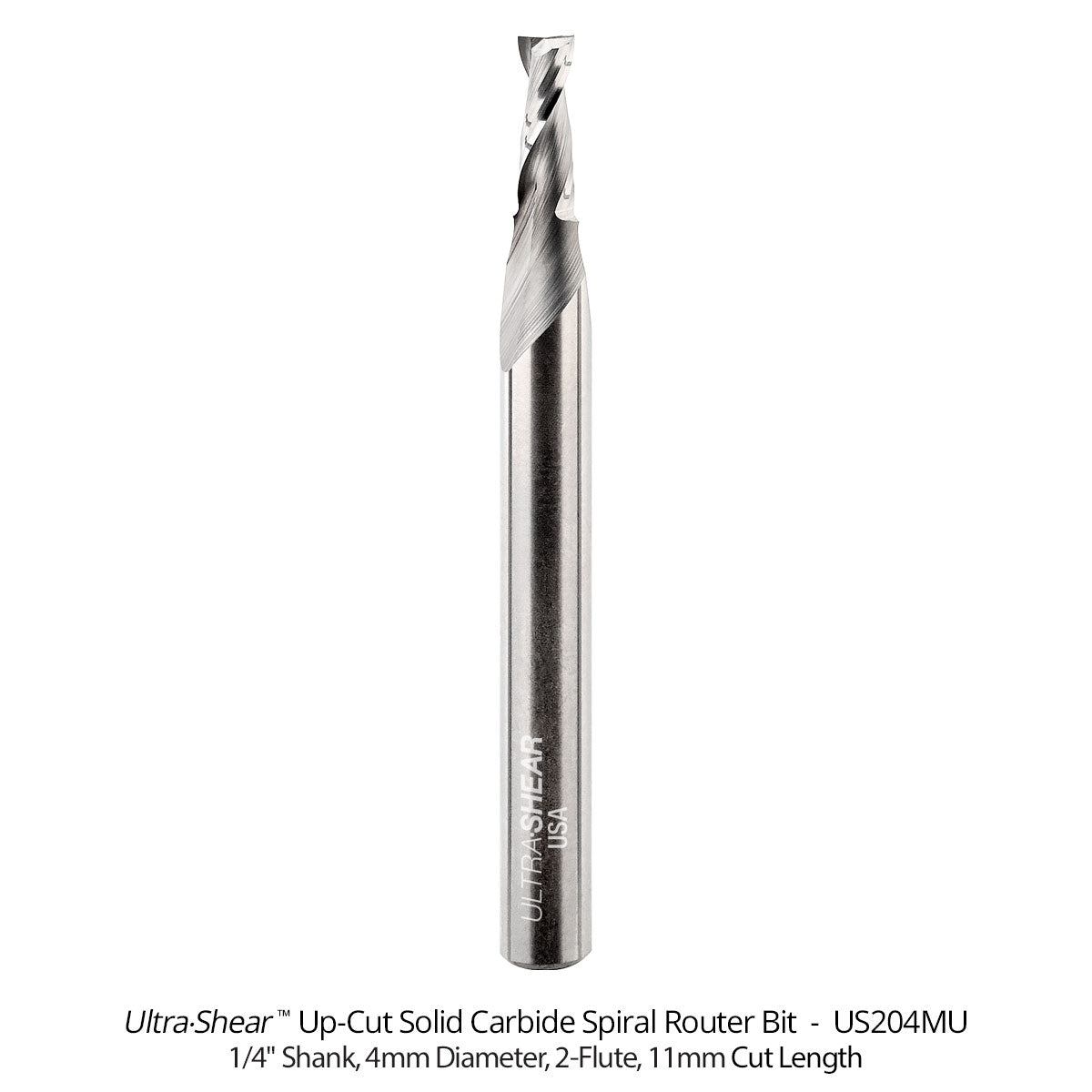 Metric Up Cut Spiral Mortising Router Bits For Domino Tenons