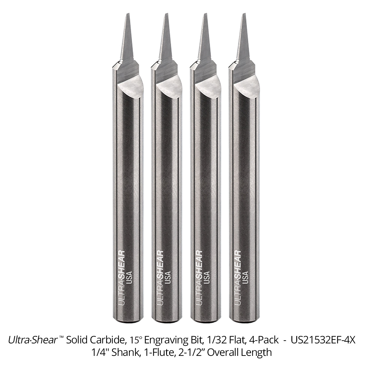 Engraving CNC Router Bits - Solid Carbide