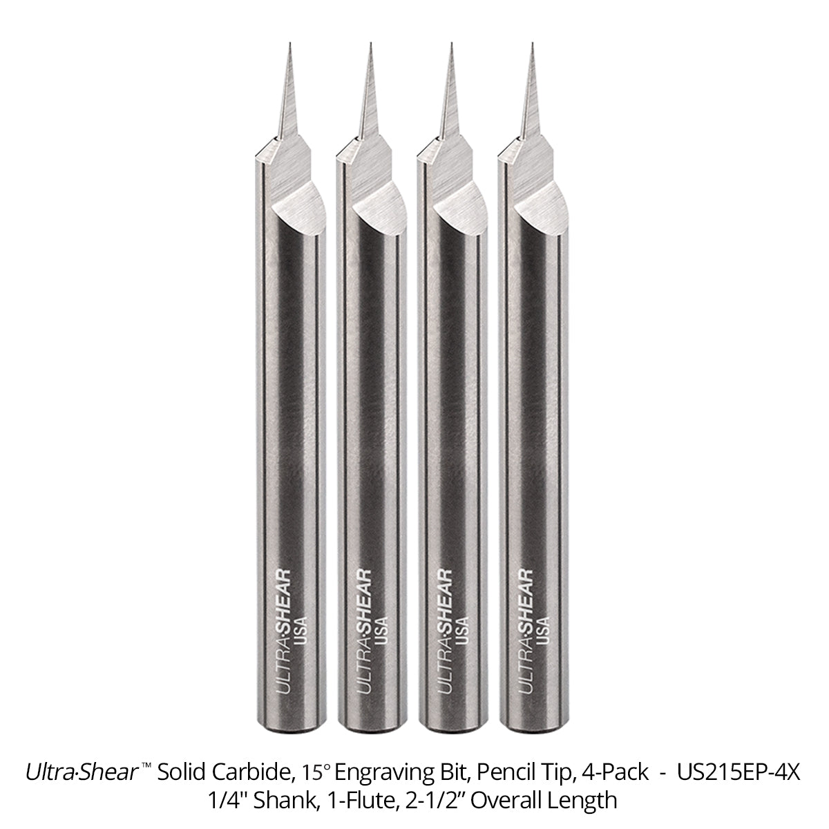 Engraving CNC Router Bits - Solid Carbide