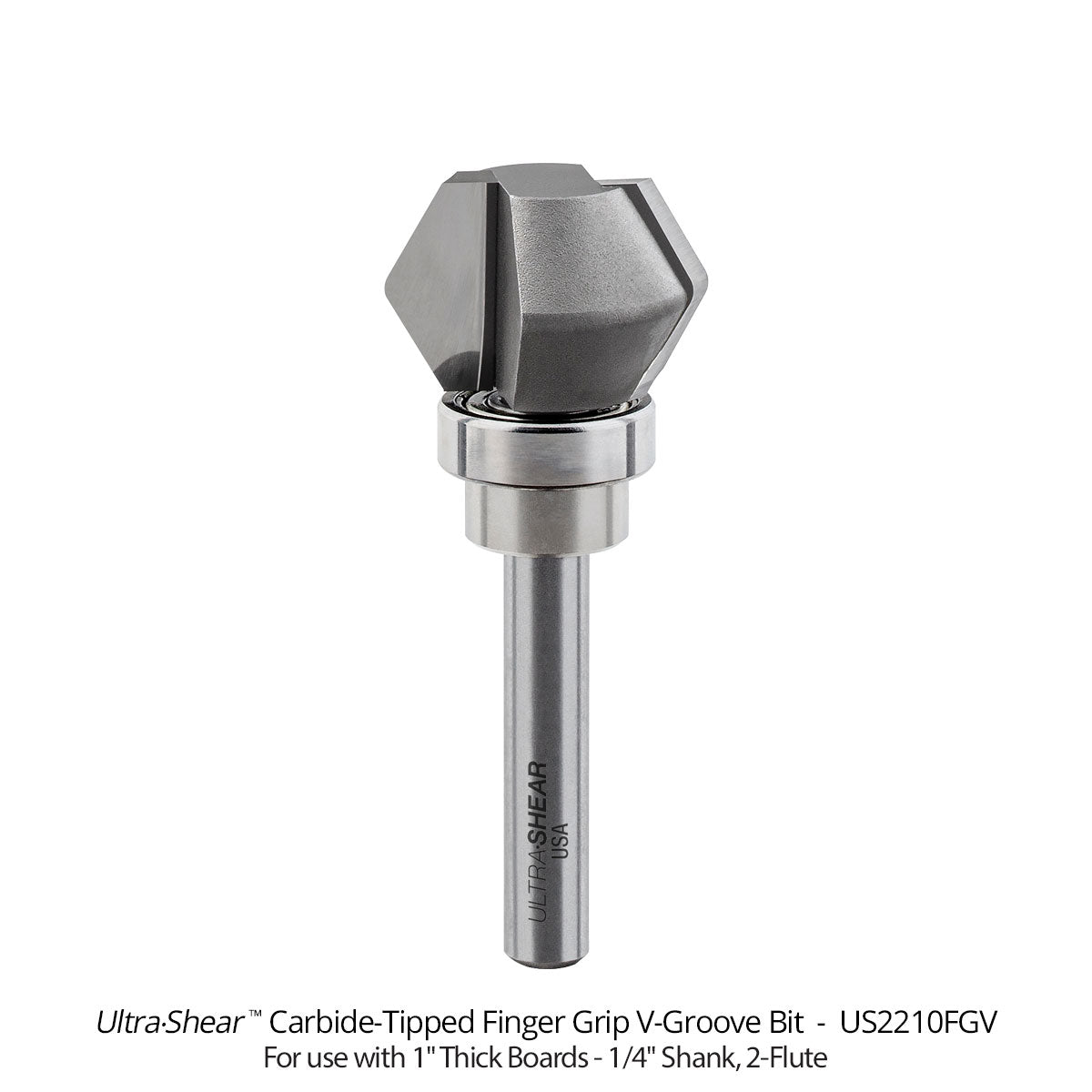 V-Groove Finger Grip Groove Router Bits for Cutting Boards