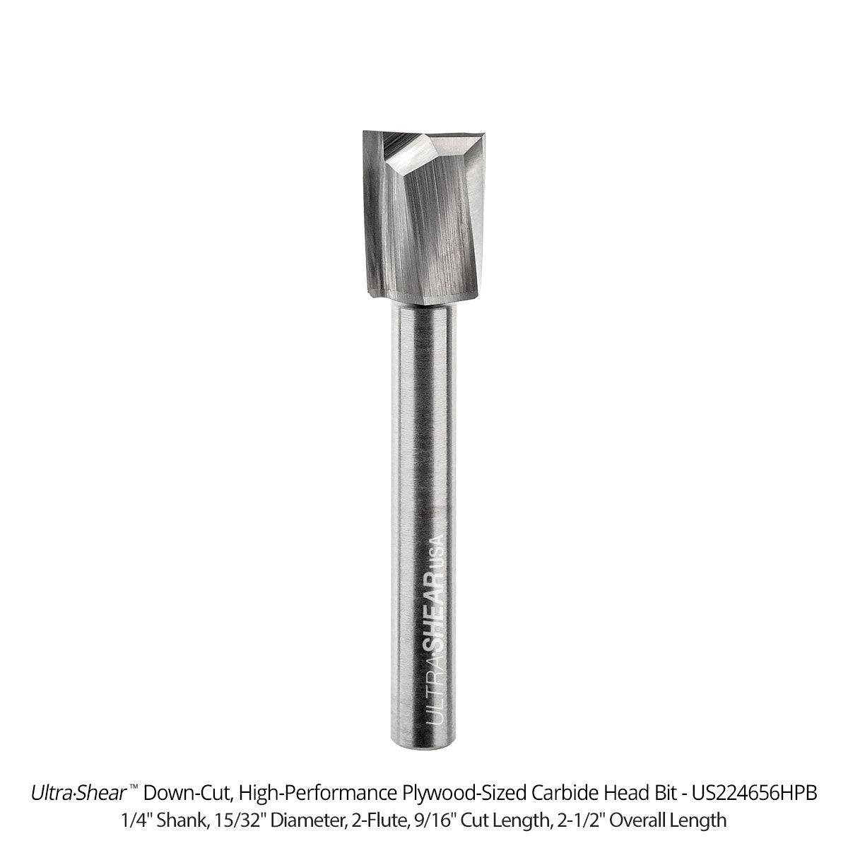 Plywood Sized Router Bits - Super C Solid Carbide - Undersized