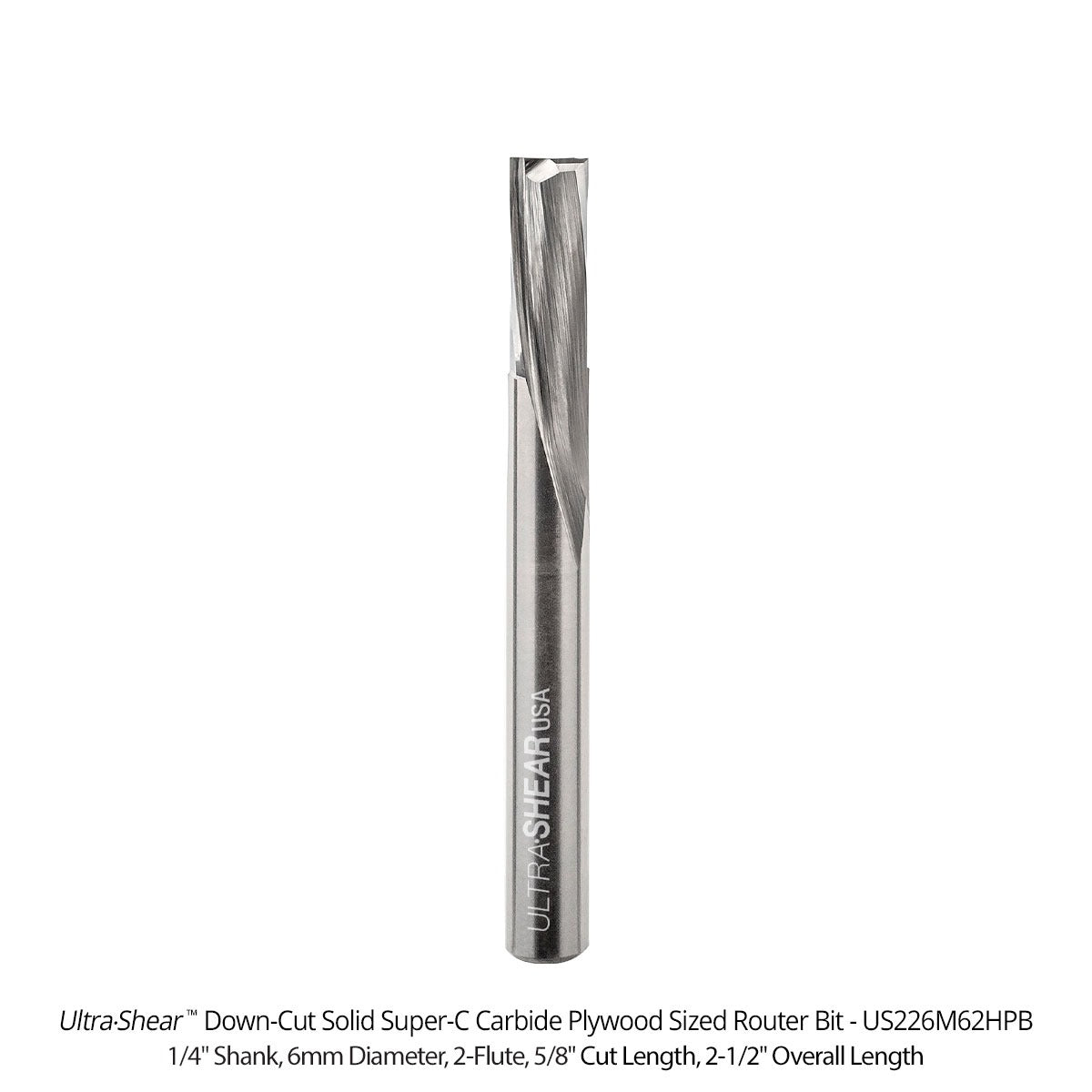 Plywood Sized Router Bits - Super C Solid Carbide - Undersized