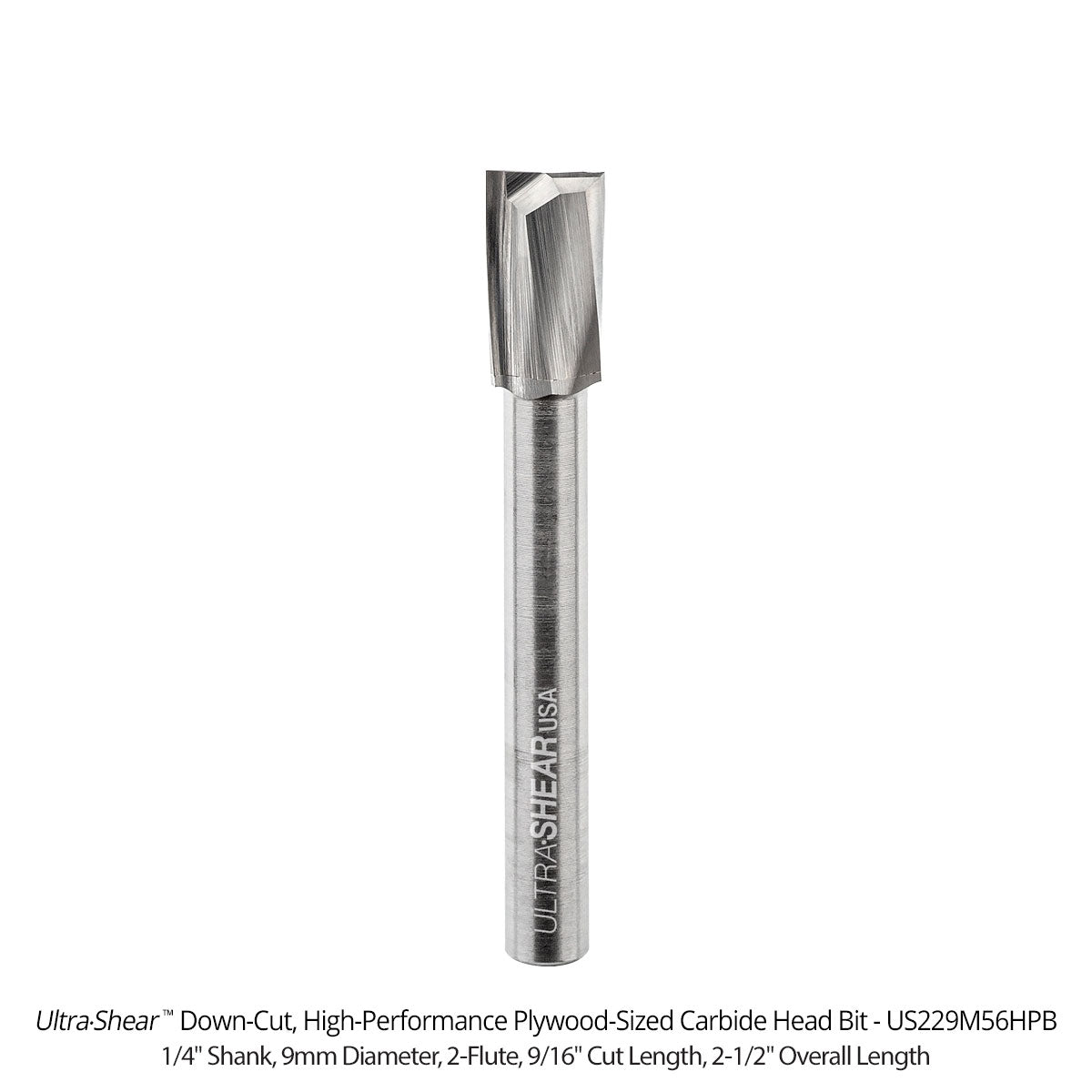Plywood Sized Router Bits - Super C Solid Carbide - Undersized