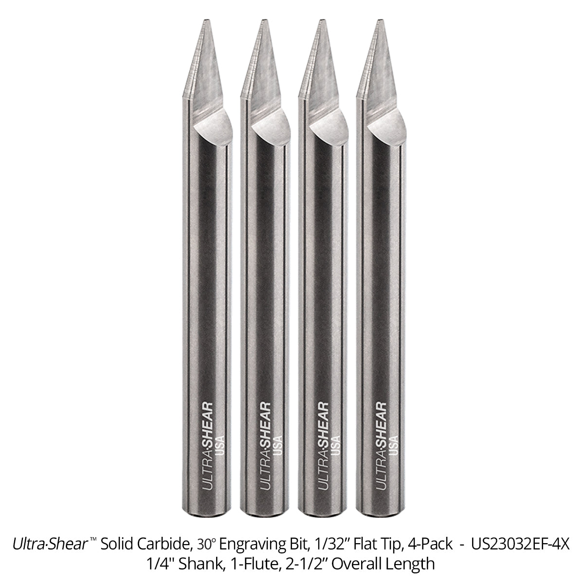 Engraving CNC Router Bits - Solid Carbide