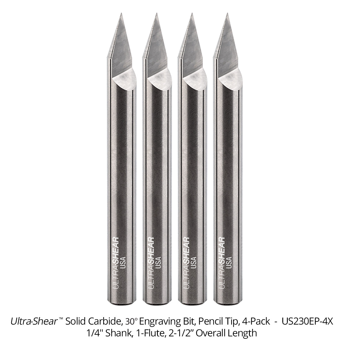 Engraving CNC Router Bits - Solid Carbide