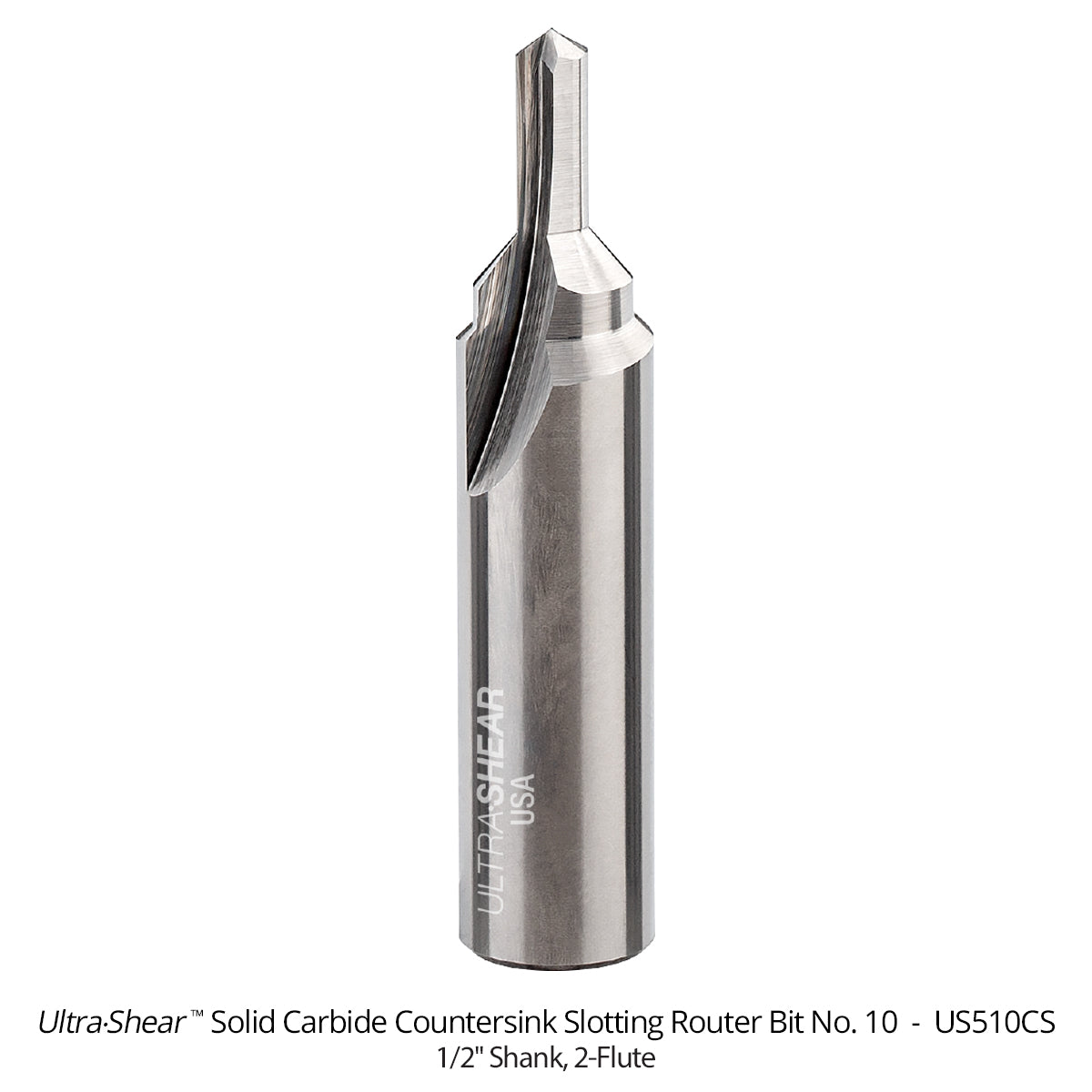 Countersink Slotting Router Bits - Solid Carbide