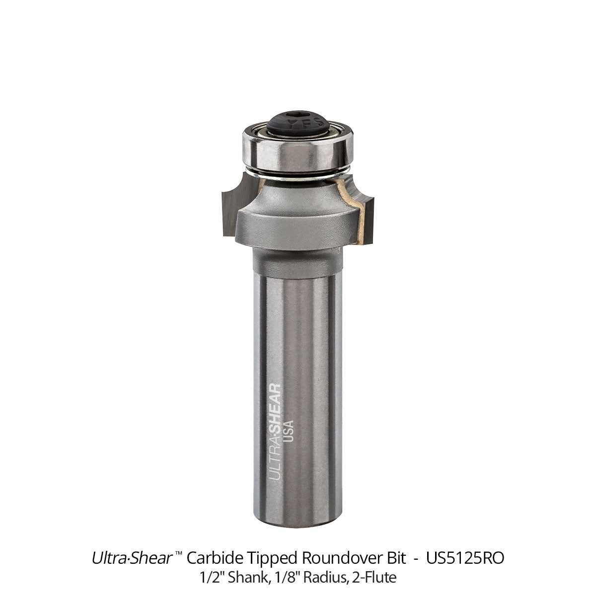 Roundover Router Bits - Carbide Tipped - 2 Flute