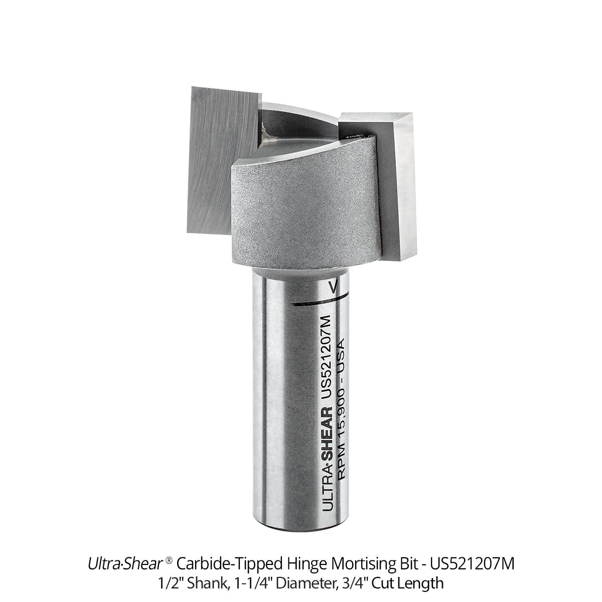 Hinge Mortising Router Bits - Carbide Tipped