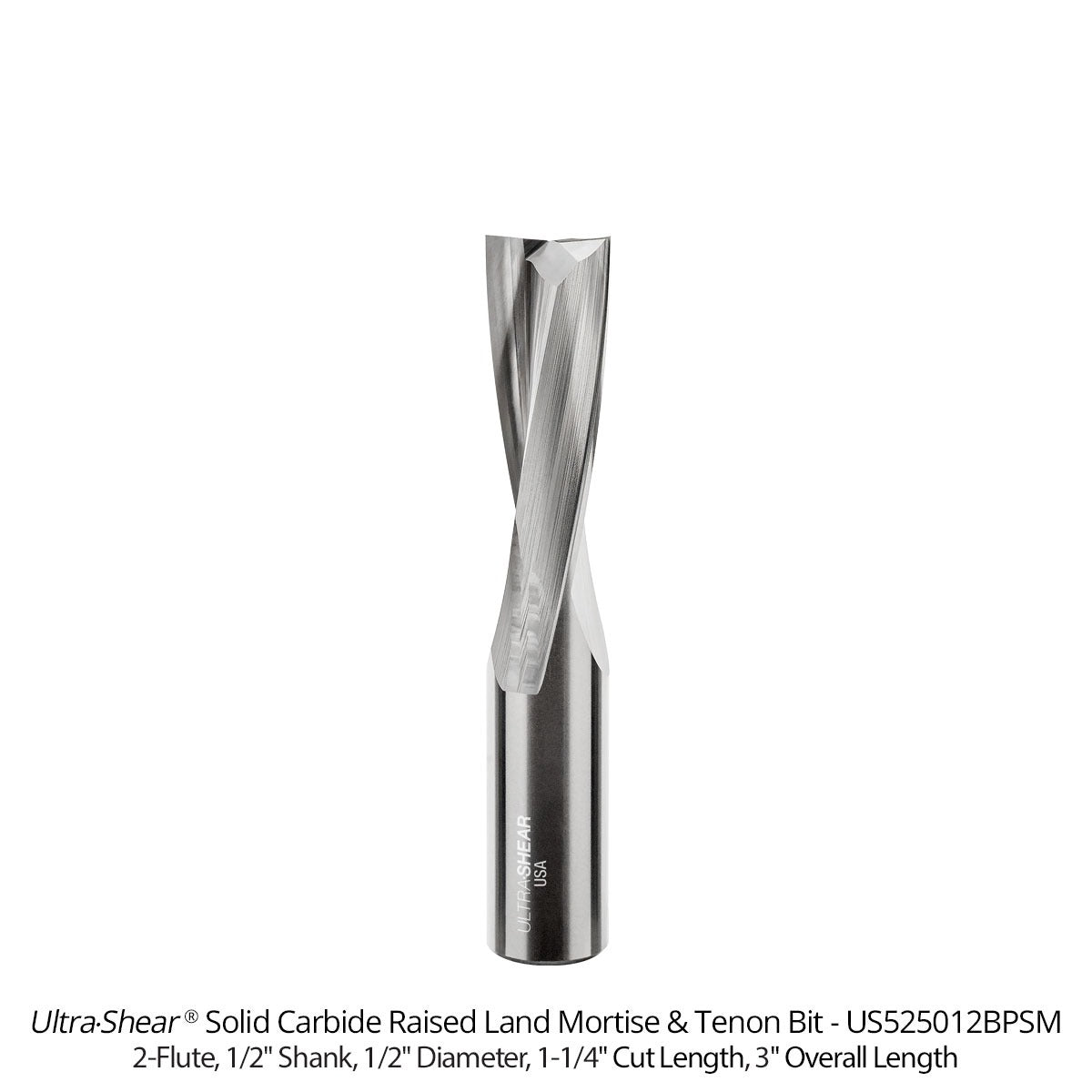 Raised Land Mortise and Tenon Router Bits - Solid Carbide