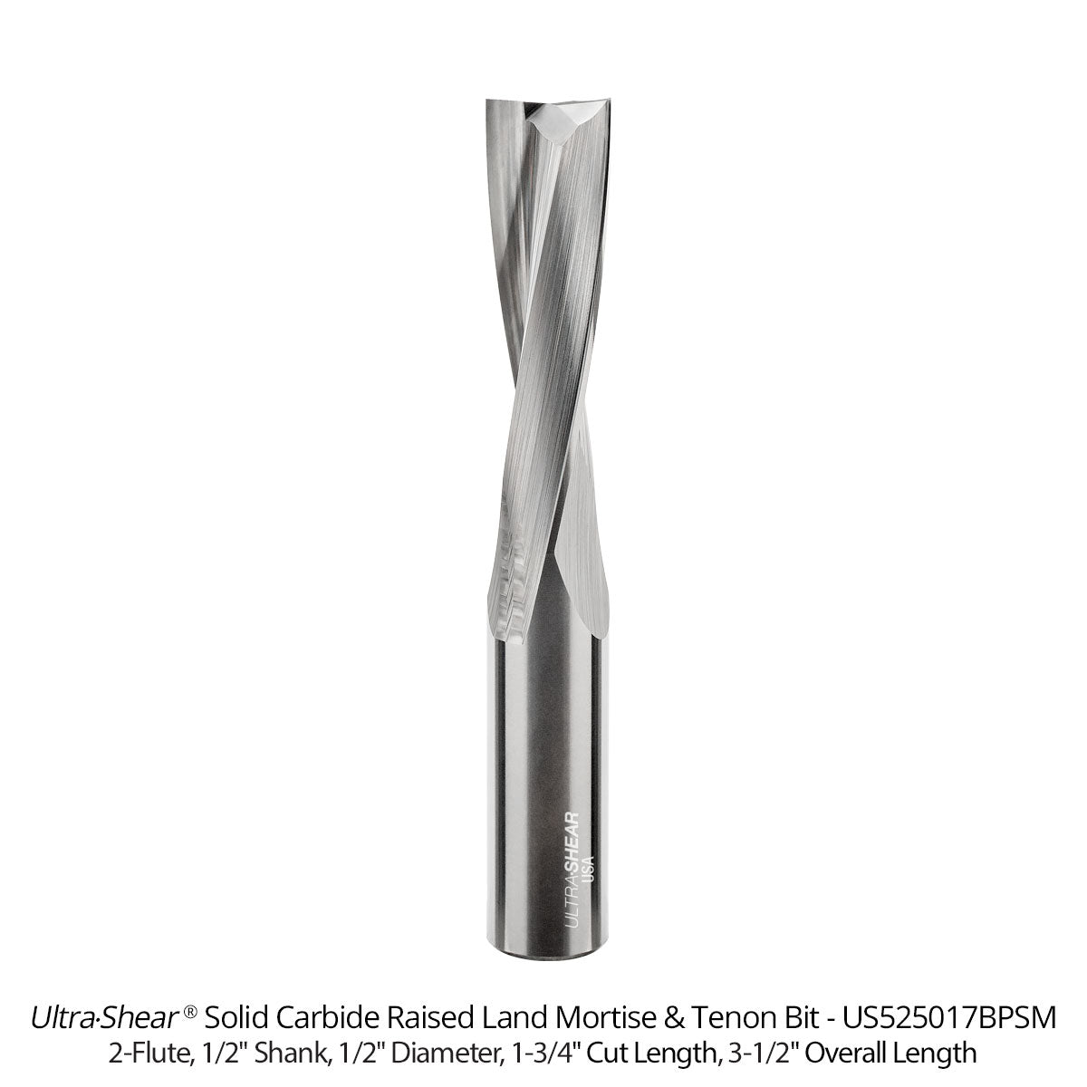 Raised Land Mortise and Tenon Router Bits - Solid Carbide
