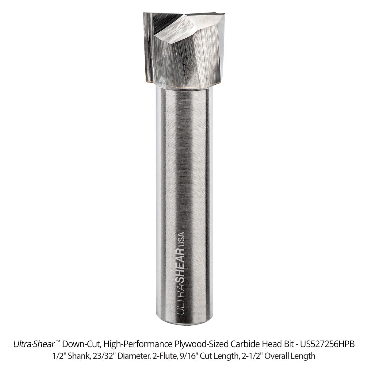 Plywood Sized Router Bits - Super C Solid Carbide - Undersized