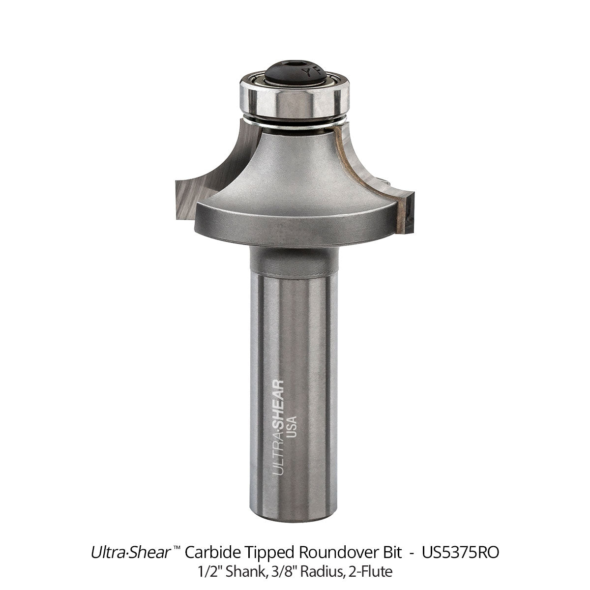 Roundover Router Bits - Carbide Tipped - 2 Flute