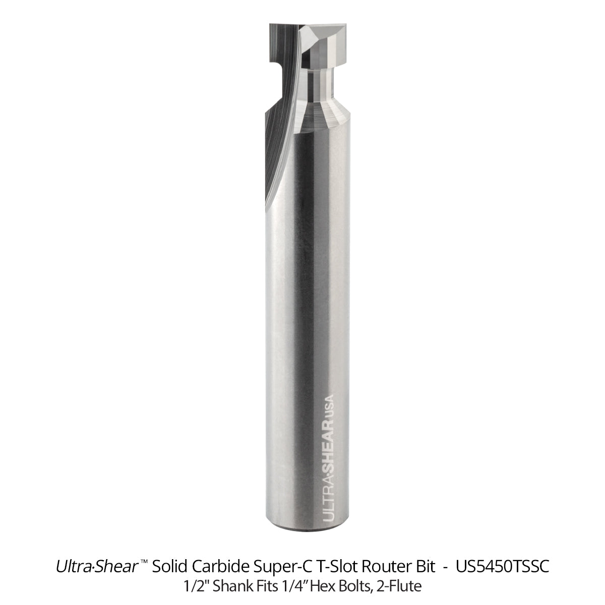 T-Slot Router Bits - Track Clamps & Hex Bolts - Super C Solid Carbide
