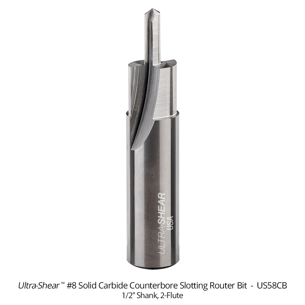 Counterbore Slotting Router Bits - Solid Carbide