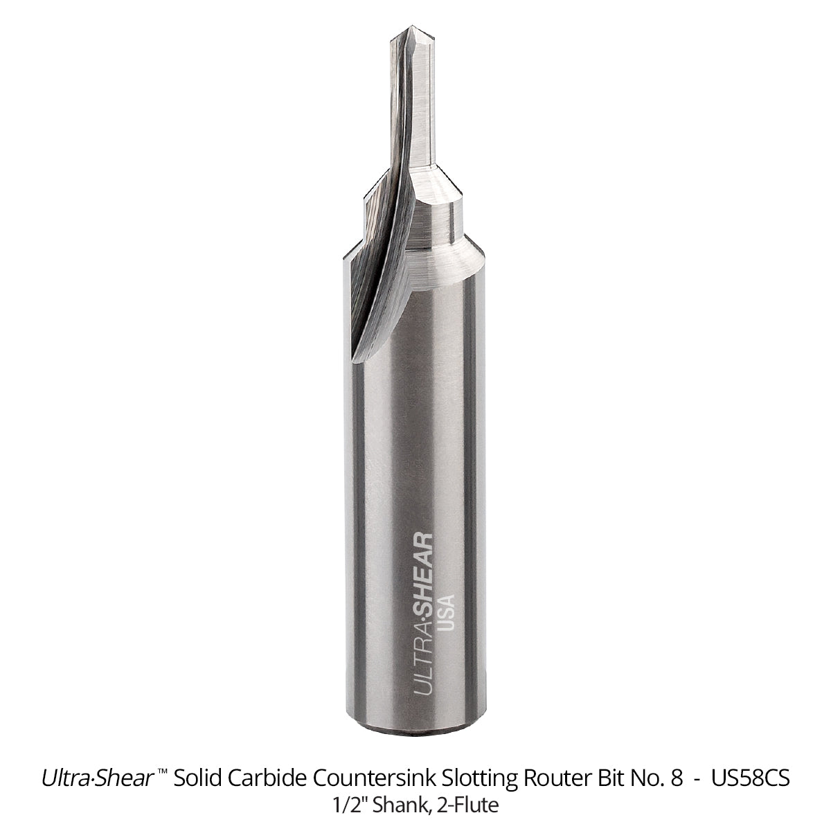 Countersink Slotting Router Bits - Solid Carbide