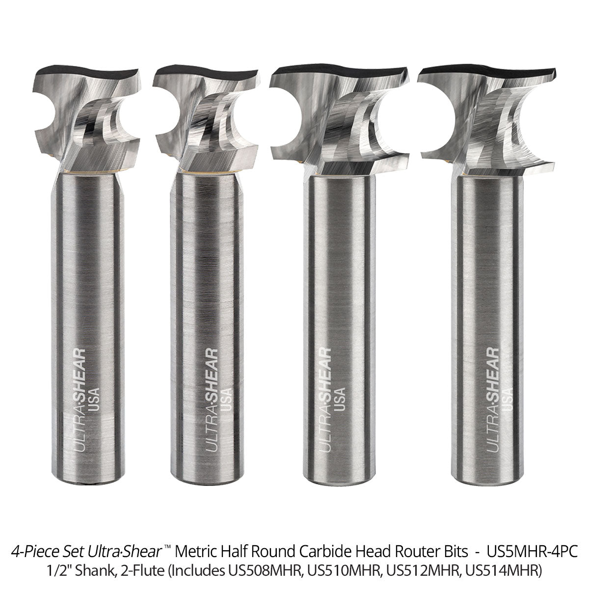 Metric Half Round Router Bits For Domino Tenons