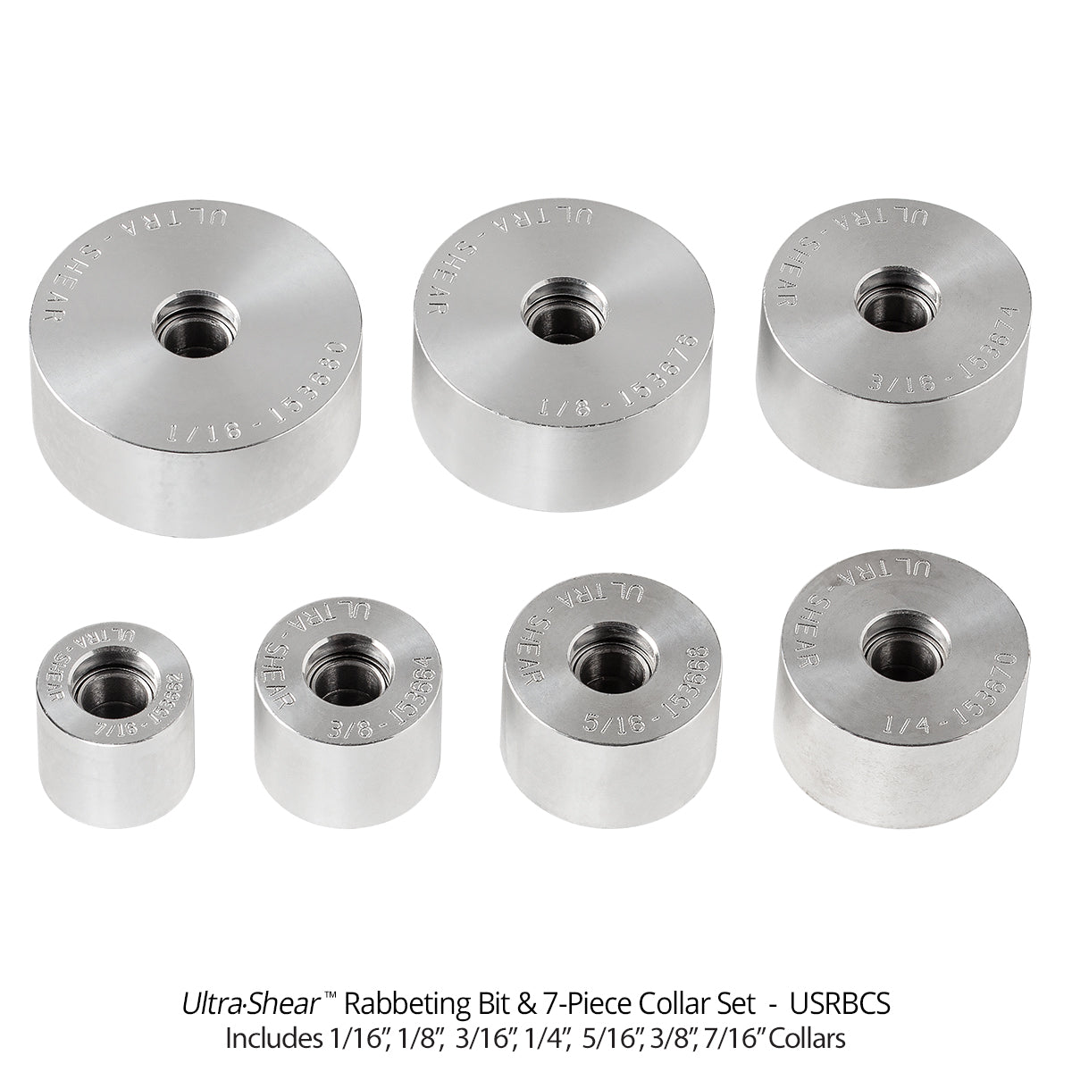 Rabbeting Router Bits - Carbide Insert