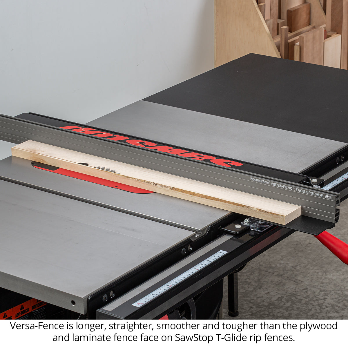 Versa-Fence Face Upgrade for SawStop Table Saws