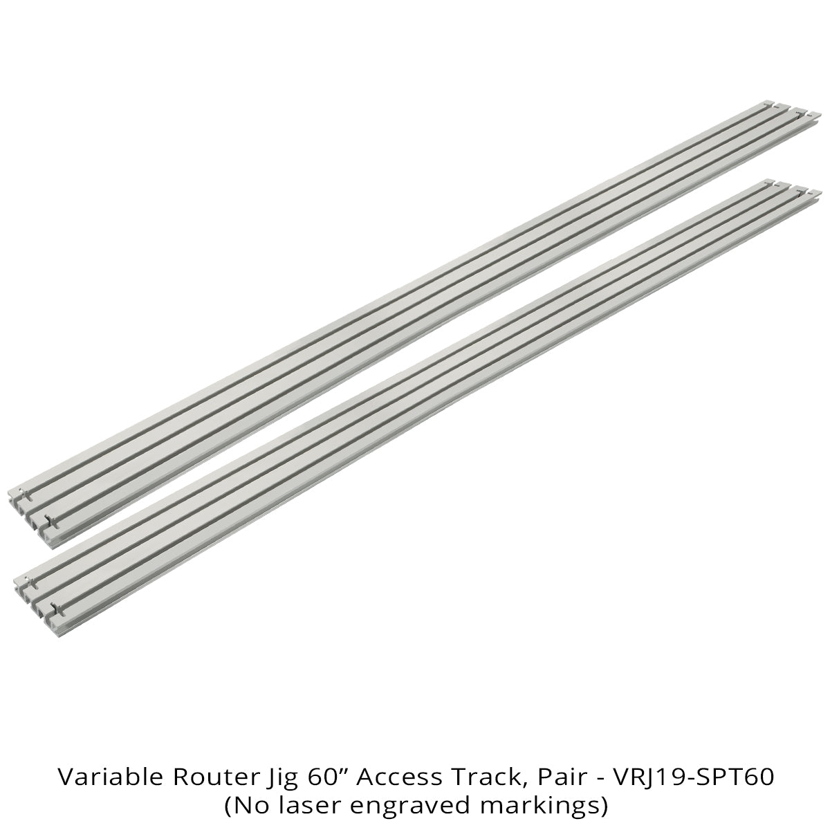 60" Variable Router Jig Track, Pair - Closeout