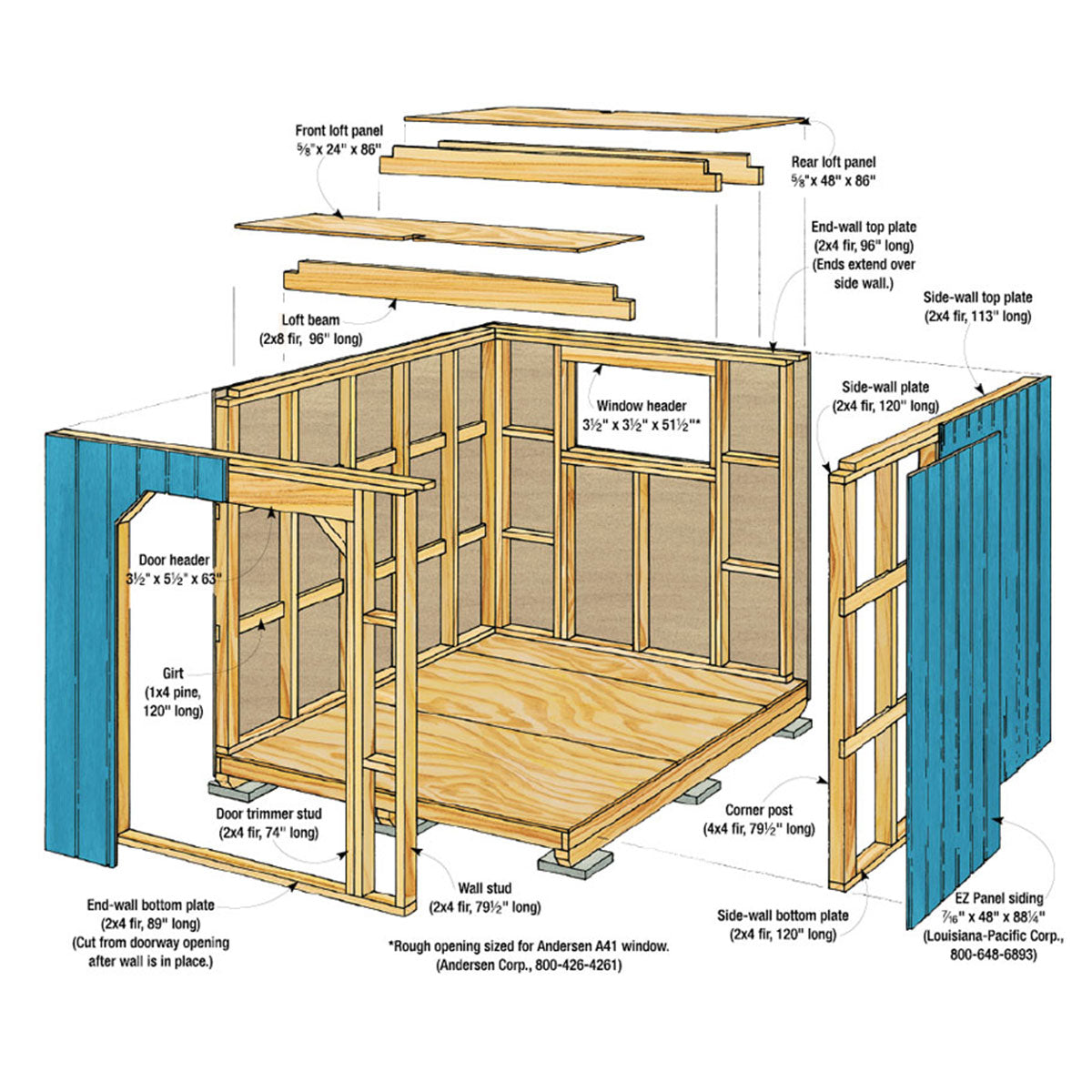 Woodsmith Garden Tool Shed Plan