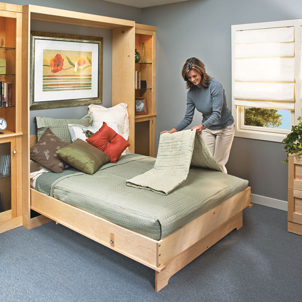 Woodsmith Murphy Bed Standard Plan & Premium Shop Drawings