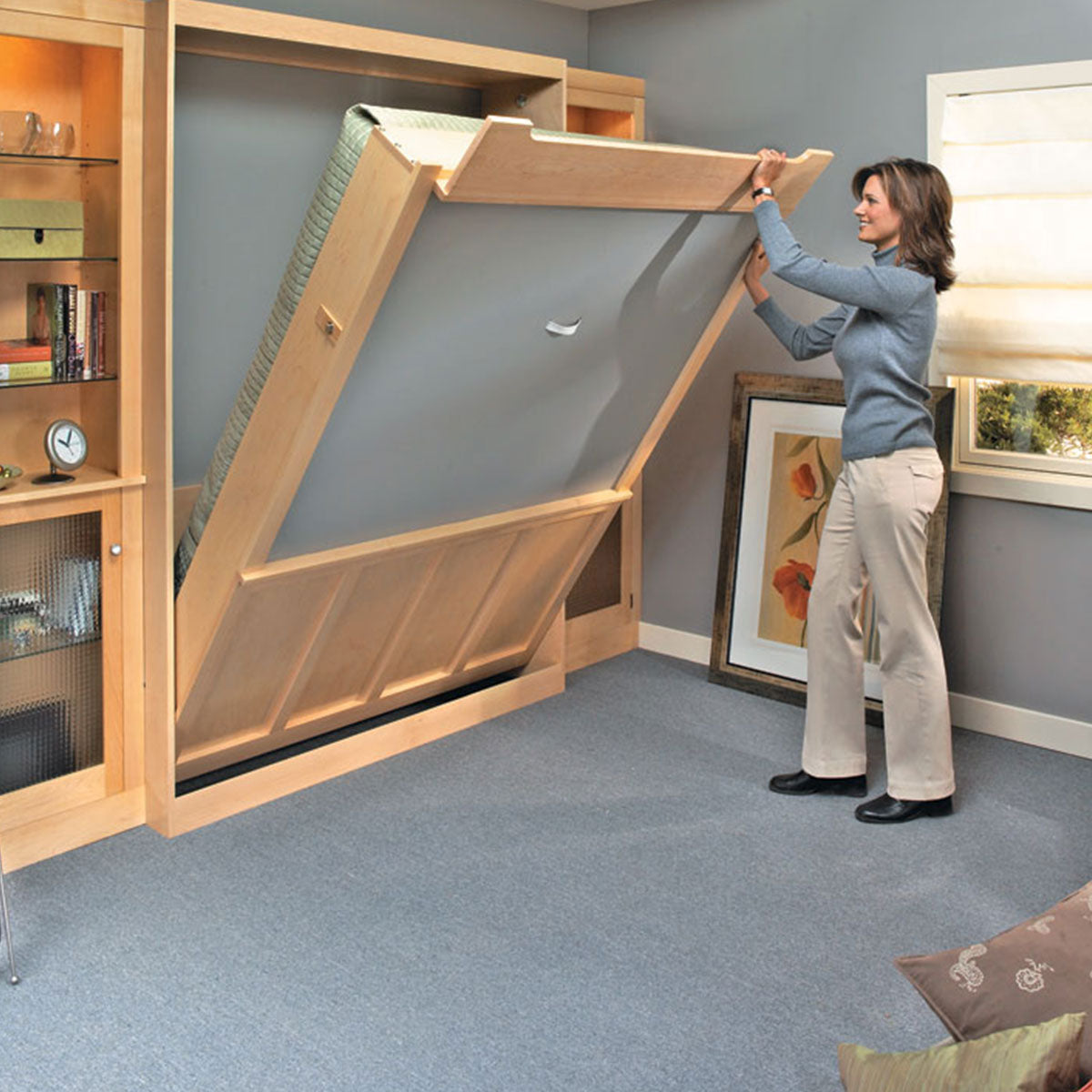 Woodsmith Murphy Bed Standard Plan & Premium Shop Drawings