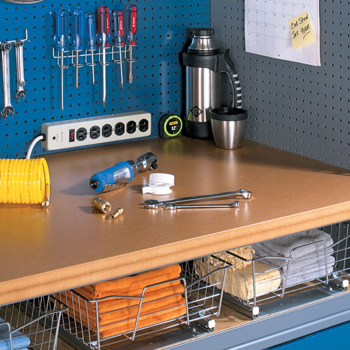 Woodsmith Custom Garage Shelving Plan