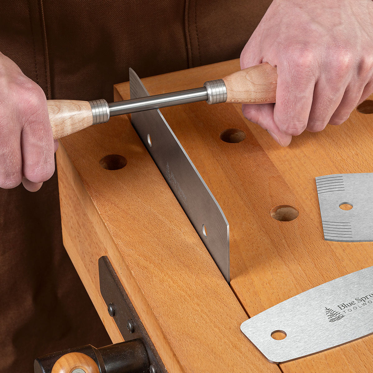 Blue Spruce Toolworks Dual-Handle Burnisher