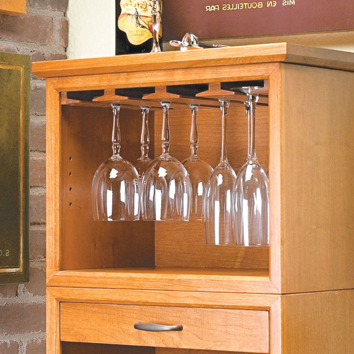 Woodsmith Modular Wine Server Standard Plan & Premium Shop Drawings