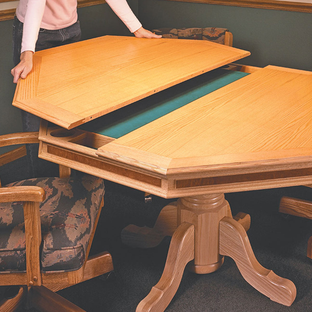 Woodsmith Poker Table Project Plan